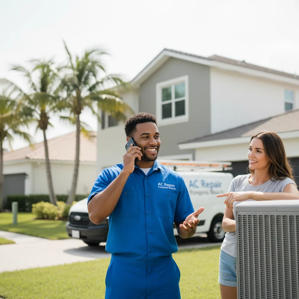 AC Repair Pompano Beach customer support in Stem